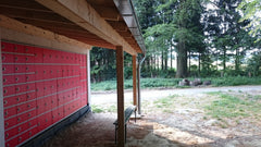 Kunststoffspind – Vier Türen