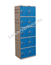 Verhuurlockerkast - 10 deuren