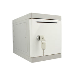 Kunststof Mini Locker - Witte deur - Met afstortgleuf voor koeriers