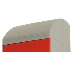 Afdekkap t.b.v. kunststof locker "K"