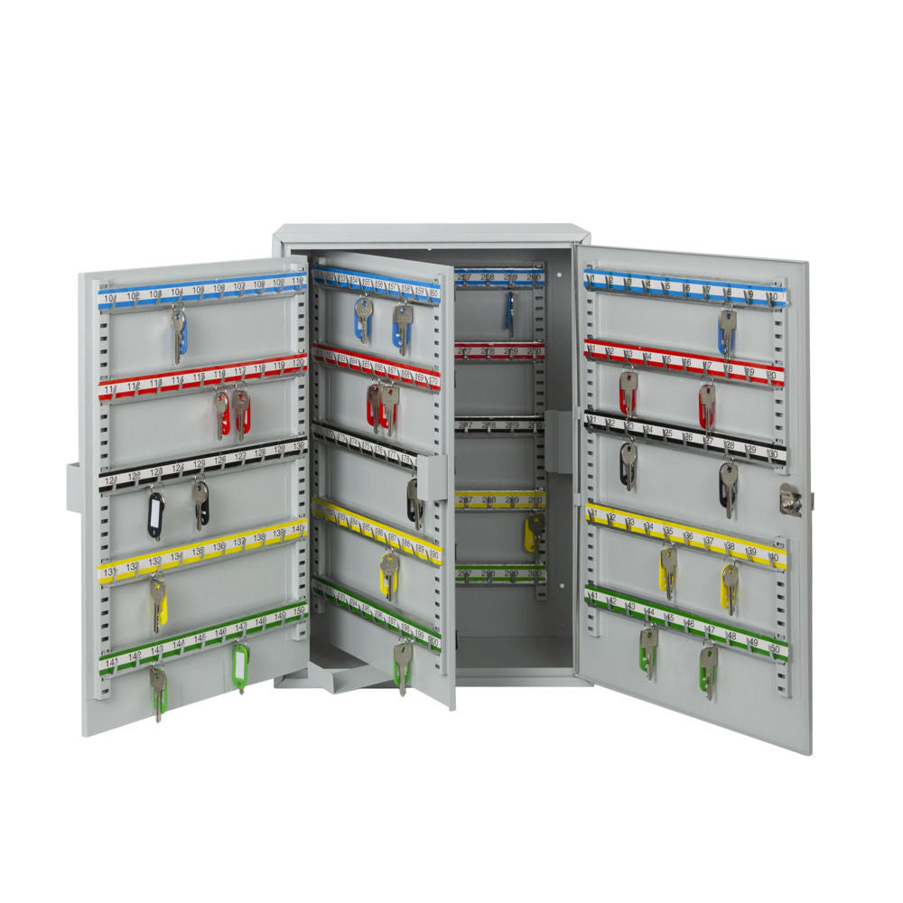 Sleutelkast met haakjes, kies uit 100, 200, 300 of 400